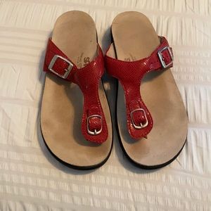 SAS Sanibel sandal red - size 8